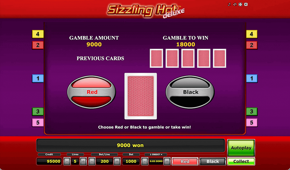 Риск-игра в Sizzling Hot Риск-игра в Sizzling Hot